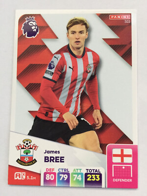 James Bree Panini 2024/2025 Adrenalyn XL 24/25 Southampton # 303