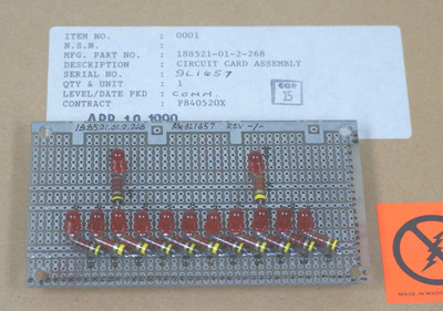 NEW CAE ELECTRONICS 188521-01-2-268 CIRCUIT CARD 188521012268
