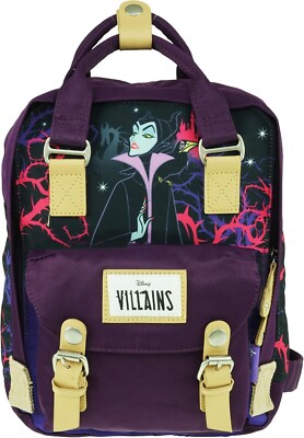 Disney KBNL MALEFICENT VILLAINS Nylon 12 In Deluxe Backpack Daypack 12 INCH