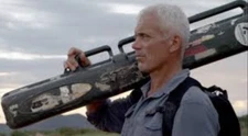 River Monsters JEREMY WADE Kis Ski Tube FISHING POLE CASE Rod Holder Telescoping
