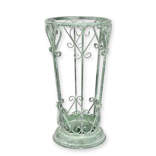 9934637 Vintage Schirmständer Jugendstil grün Metall neu 54x28cm | eBay