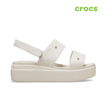 ハル④ NEW CROCS BROOKLYN 4U 210676 LOW WEDGE Stucco | eBay