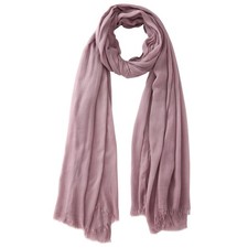 Women's Cotton Blend Scarves Light Soft Solid Long Scarf Gauze Wrap Shawl 80 ...