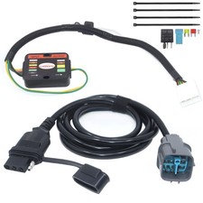 For Honda Pilot 2009-2011 Trailer Wiring Harness 4-way Flat Connector Rear For Honda Pilot 2009-2011 Trailer Wiring Harness 4-way Flat Connector Rear