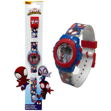OROLOGIO DA POLSO DIGITALE SPIDEY E I SUOI AMICI MARVEL IN CONFEZIONE SAGOMATA