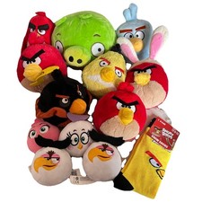Angry Birds Plush Lot Of 16 Socks Pig Birds  Burger King Plush