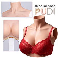 Silicone Breast Forms C-H Cup Breast Plates Fake Boobs Crossdresser Drag Queen