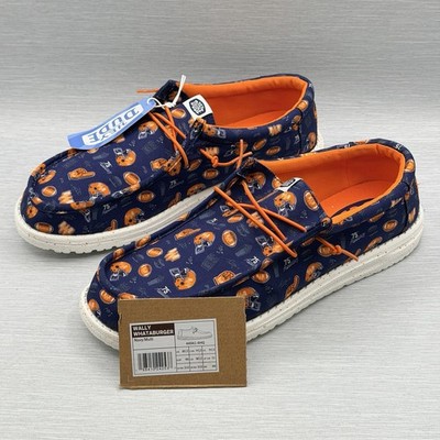 Hey Dude Men's 13 Shoes Whataburger Wally Limited Edition Texas