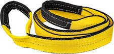 3 Inch 8 Foot Tree Saver Emergency Recovery Short Tow Strap Winch Extension