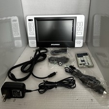 Sylvania SDVD8732 7 Screen Portable DVD Player Car/Travel Monitor With Remote