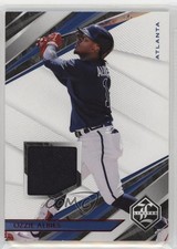 2022 Panini Chronicles Limited Swatches Red Ozzie Albies #LS-OZ 1cc0