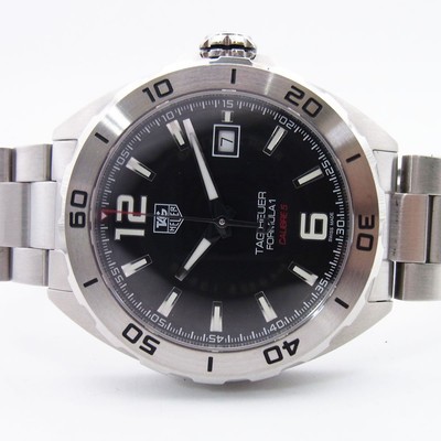 ○Tag Heuer Formula Waz2113 Calibre Ss Black Dial Automatic