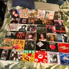LOT 36 Record PICTURE SLEEVES 45 80s New Wave Rock No Vinyl ZZ Top INXS Journey