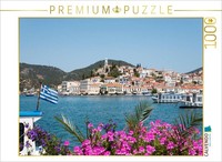 Calvendo Puzzle View Of Poros From Galatas | 1000 Pieces, Finished Size 25.2 × 1