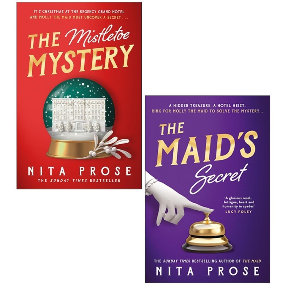 Molly the Maid Mystery Collection 2 Books Set by Nita Prose  Mistletoe Mystery