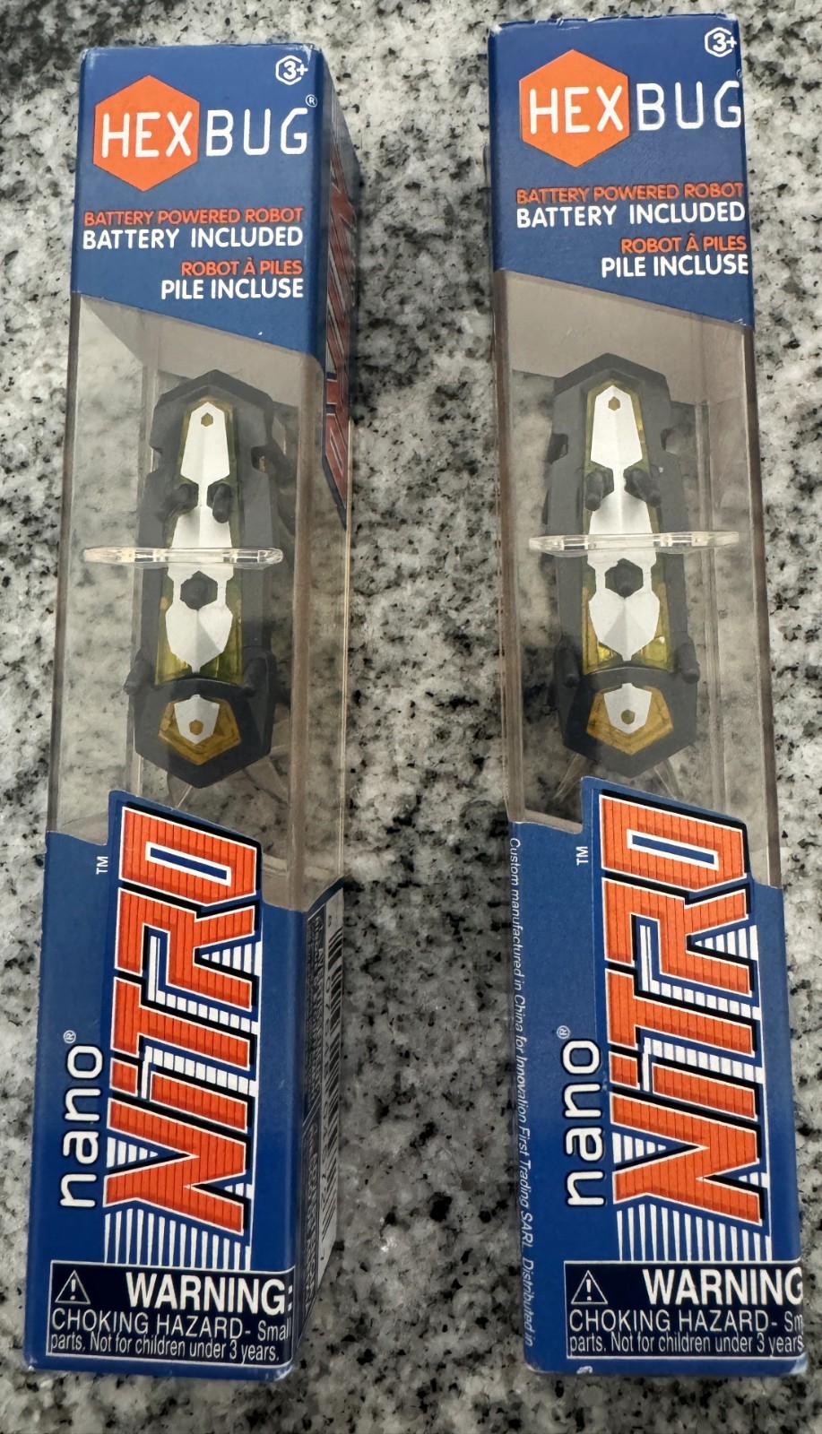Lot Of 3 HEX BOTS Nano Flash Single Packs NIP