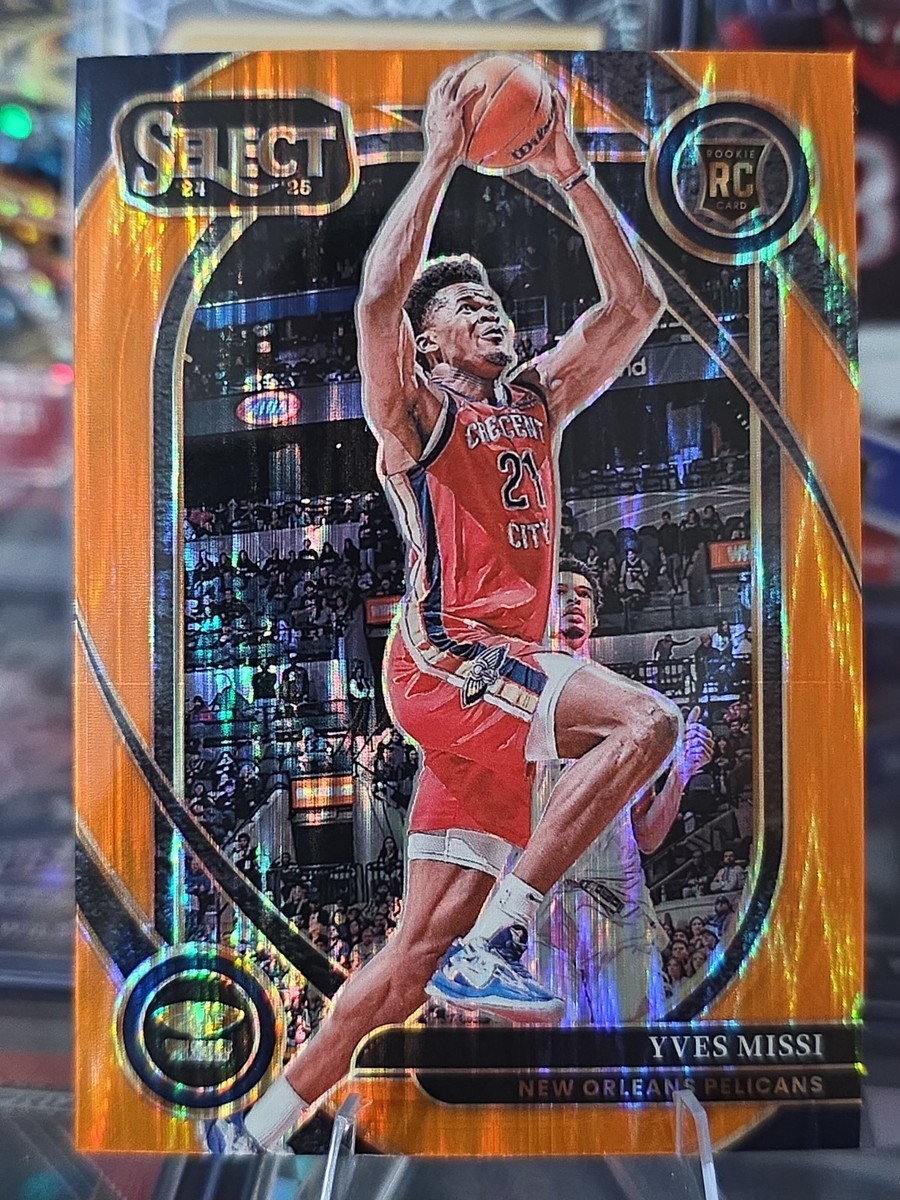 2024-25 Panini Select - Courtside Yves Missi #284 Orange Flash