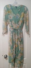 Allison Brittany Vintage Floral Wrap Dress – Size M