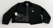 Carhartt Detroit Blanket Lined Jacket 2XL USA Made J001 Black Sylvania New Tags