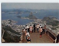 Postcard View from Corcovado Rock Rio de Janeiro Brazil Postcard View from Corcovado Rock Rio de Janeiro Brazil