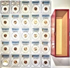Lincoln Cent 25-Coin Set - All PCGS Certified - 2009 to 2010 - All MS GEM BU RED