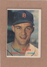 1957 TOPPS BASEBALL BILLY HOEFT #60 TIGERS EX *A49097