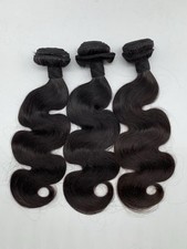 Brazilian Body Wave Bundle Deal Human Hair 100% Virgin Weft Extensions 10 12 14
