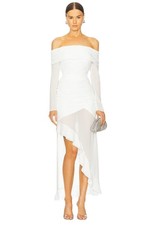 Line & Dot Owens Midi Dress in Ivory Medium New Womens Maxi Gown