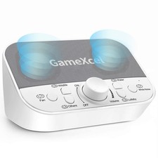Portable White Noise Sound Machine, 38 Soothing Sounds, Dual Speakers, USB Power
