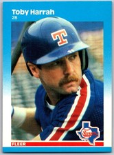 ⚾ 1987 Fleer #125 Toby Harrah Texas Rangers