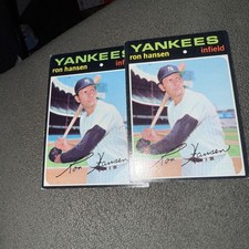 1971 Topps #419 Ron Hansen Yankees