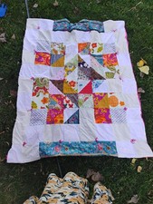 handmade lap quilt