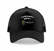 I Will Dropkick Kind für Monster Energy Snapback Trucker Netz MÜTZE Baumwolle MÜTZE