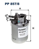 Filtron Pp 857/8 Kraftstoff Filter FüR Nissan