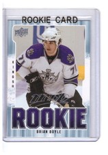 Brian Boyle 2008-09 Upper Deck MVP Rookie Card #353
