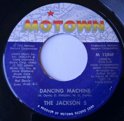 Jackson 5 - Dancing Machine / It's Too Late To Change The Time 45 - 1974 Motown