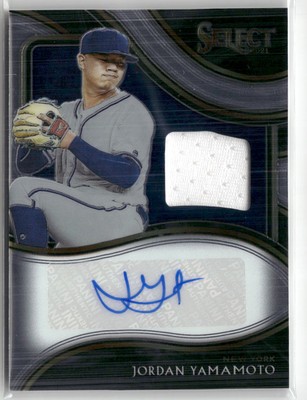 2021 Panini Select #SM-JY Jordan Yamamoto Signature Materials #/299  625