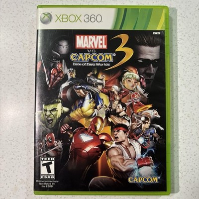 Marvel vs Capcom 3 Fate of Two Worlds (Xbox 360, 2011) CIB Read Description