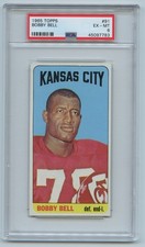1965 Topps Football, Bobby Bell #91, PSA-6 (Huge selection of 1965 FB PSA)