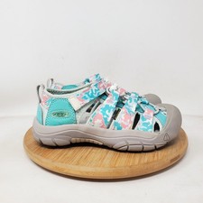 KEEN Newport H2 Sandals Kids 1 Camo Pink Blue Water Play Shoes Boys Girls