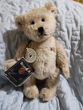 Boyds Bears TEDDY B. BEAR 50004 The Mohair Collection Edition With Push Pin
