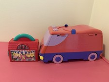 Vtg 1995 Pound Puppies Van Circus Playground Puppy Playset Lots Of Accessories