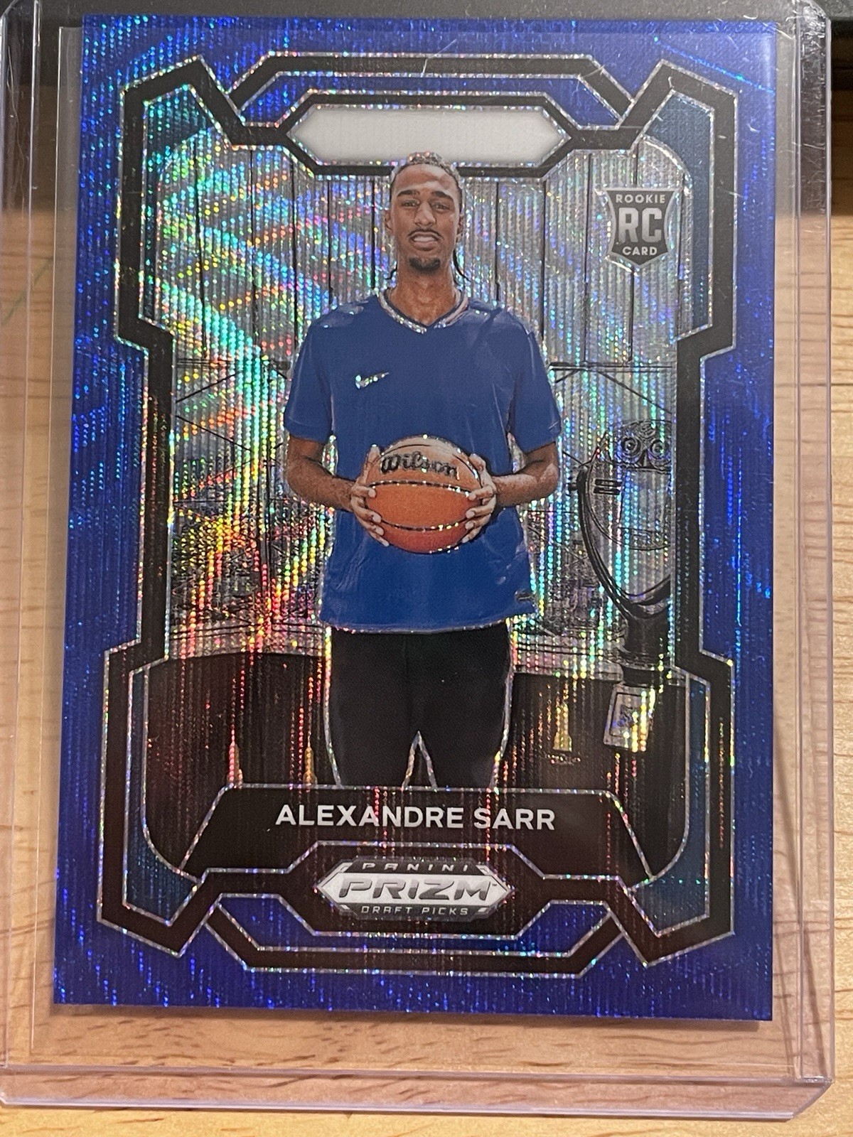 2024 PANINI PRIZM DRAFT ALEXANDRE SARR RC  /249 BLUE WAVE PRIZM ROOKIE #52