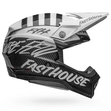Bell Helmets Moto-10 Spherical Fasthouse Mod Squad Helmet (Medium, Gloss White/B