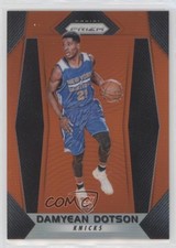 2017-18 Panini Prizm Orange Prizm 29/49 Damyean Dotson #272 0m1w