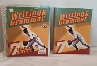 BJU 3rd Edition 7 Writing & Grammer Textbook & Teacher's Edition