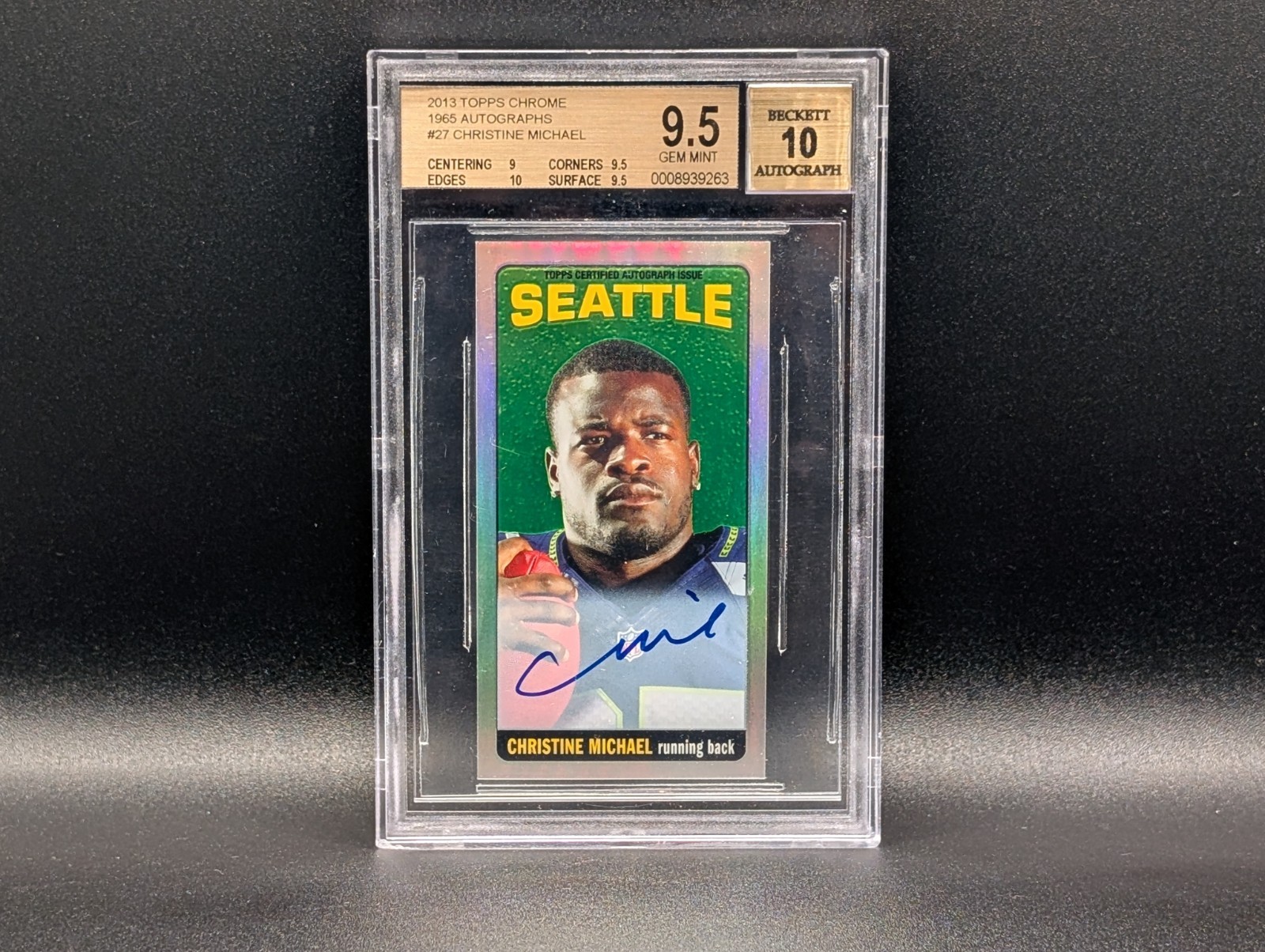 Christine Michael Topps Chrome 1965 Tall Boy #27 Base