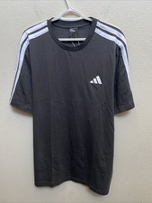 NEW Adidas XL Men's Gray T-Shirt Short Sleeve Crew Neck 3S CO Tee NWT