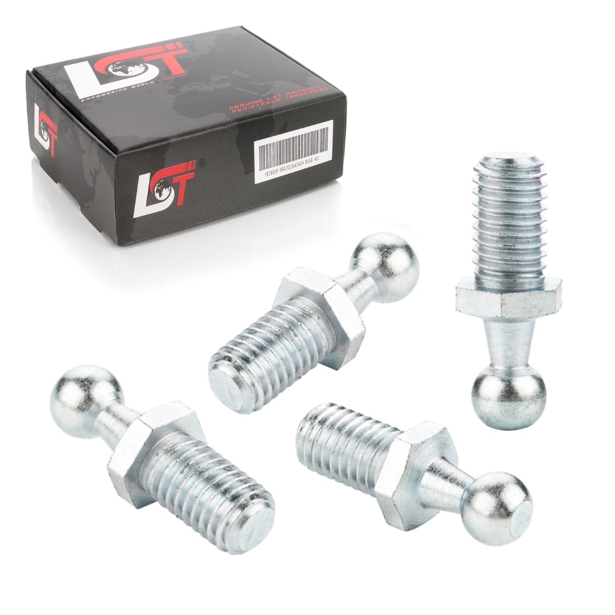 4x Ball Joint Pin Gas Spring M10 10mm Ball Head DIN71803 for LAND ROVER