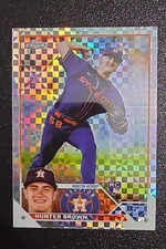2023 Topps Chrome - Hunter Brown #197 X-Fractor (RC)